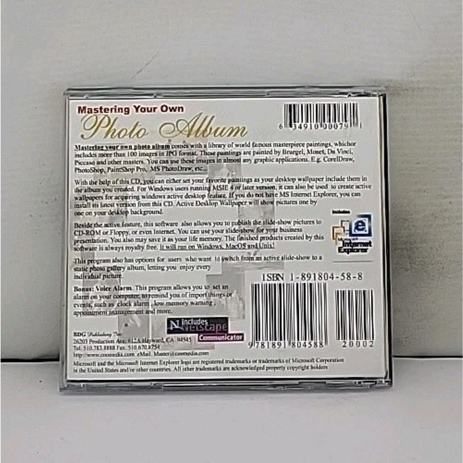 Mastering Your Own Photo Album CD -ROM