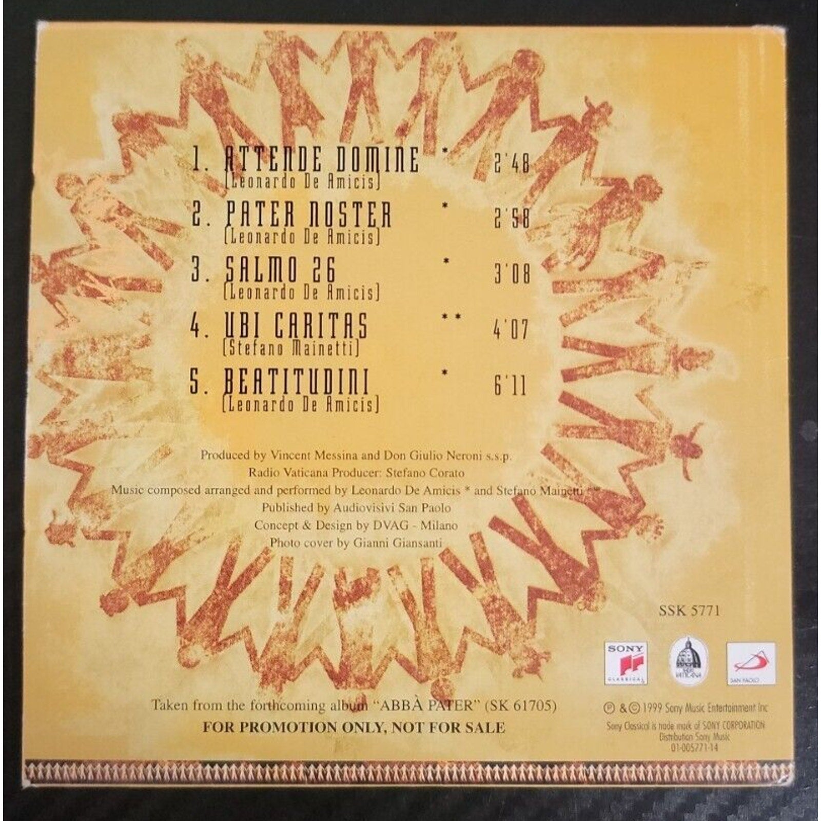 Abba Pater by Pope John Paul II (Pope) (CD, Mar-1999, Sony Music Distribution...