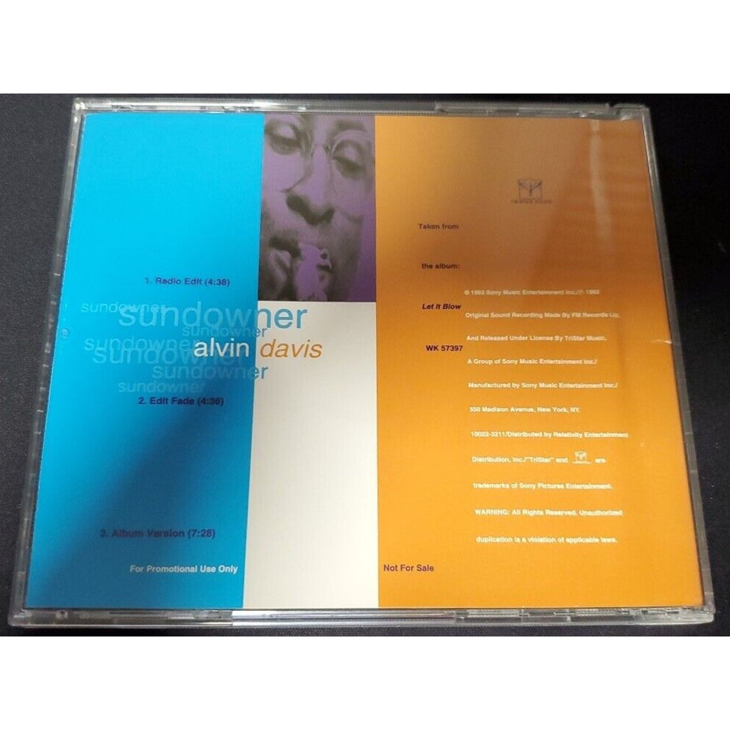 Alvin Davis CD SINGLE Sundowner (CD)
