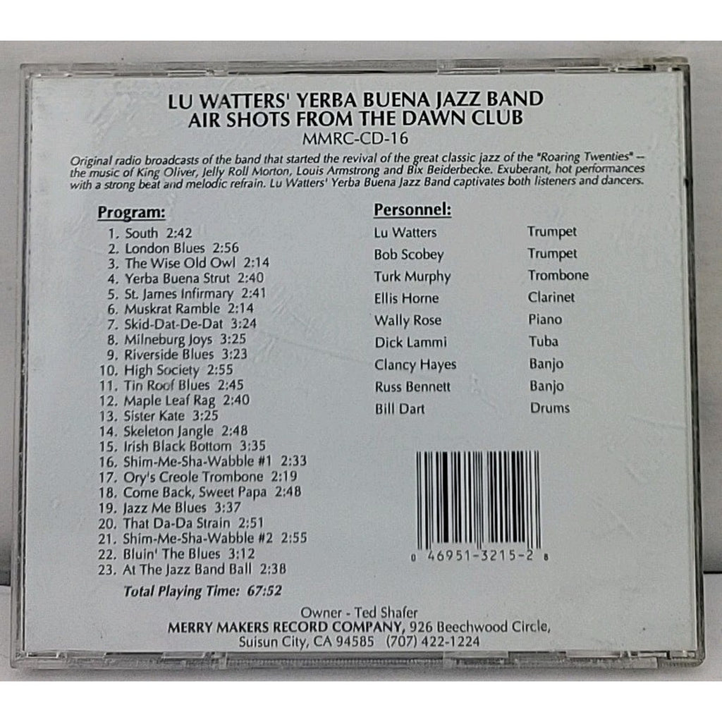 Air Shots from the Dawn Club by Lu Watters (CD, 1995)