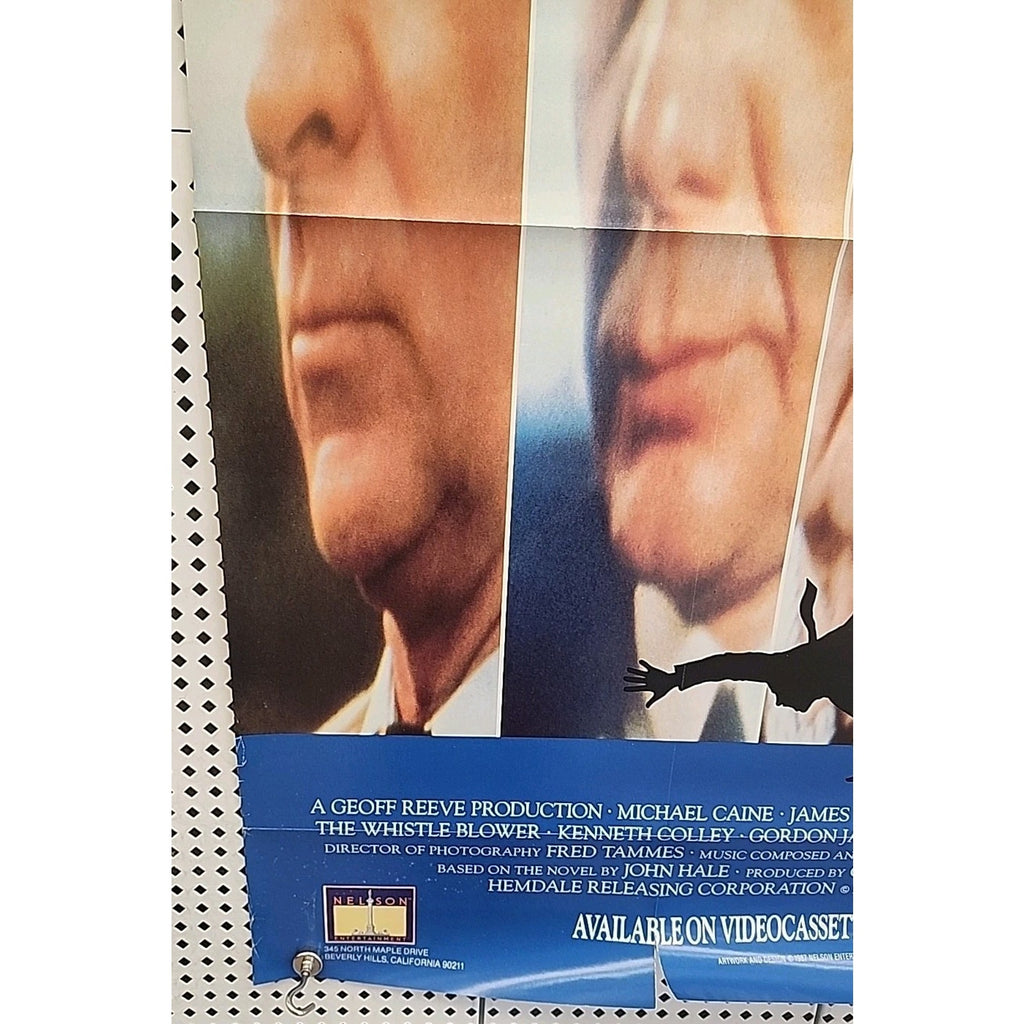 1987 Whistle Blower Home Video Movie Poster 26X40 Rolled 1 Sheet Michael Caine