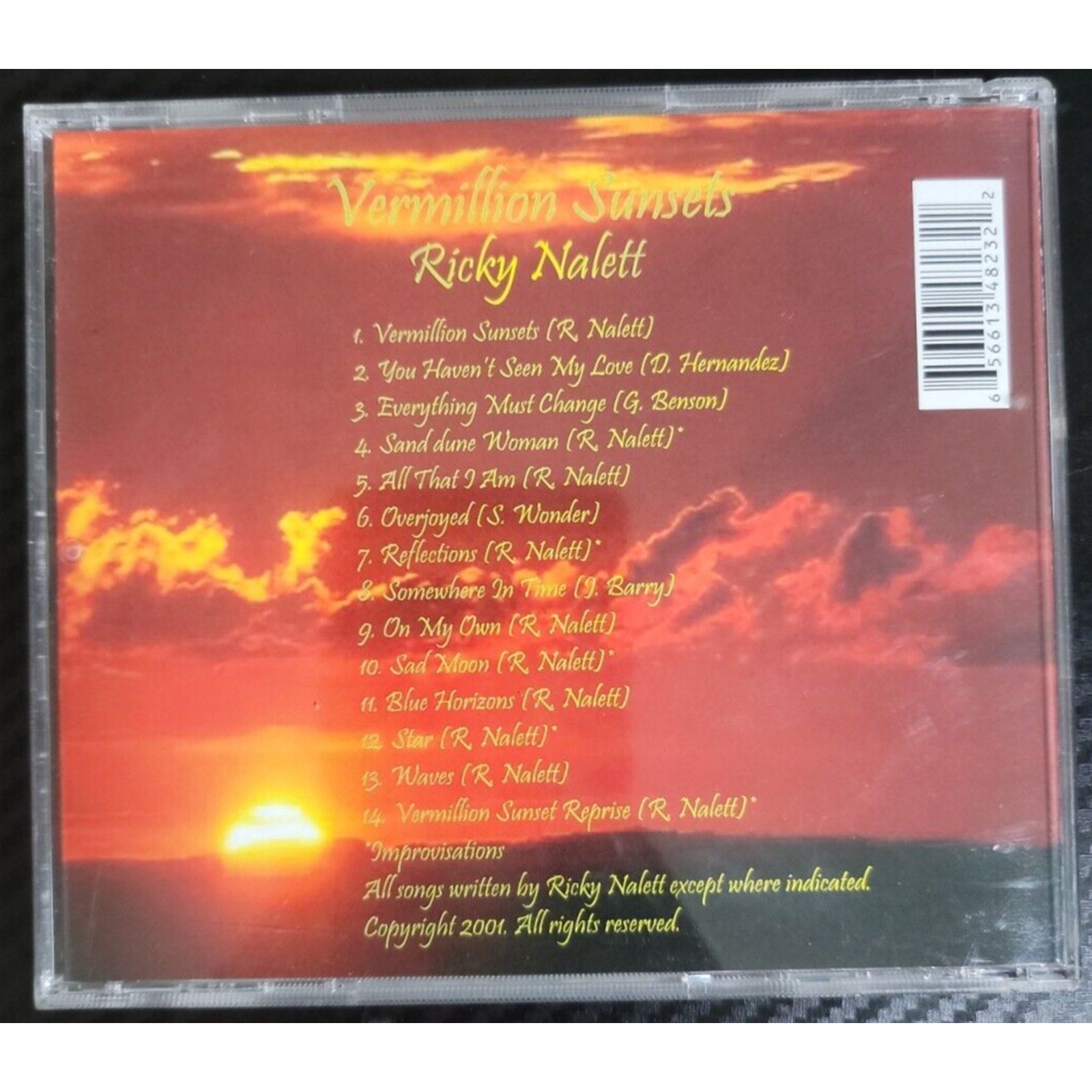 Vermillion Sunsets Ricky Nalett (CD)