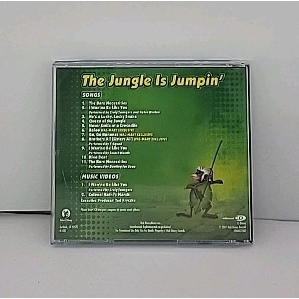 Walt Disney The Jungle Book Is Jumpin' CD 2007 Promo Enhanced Kids Music