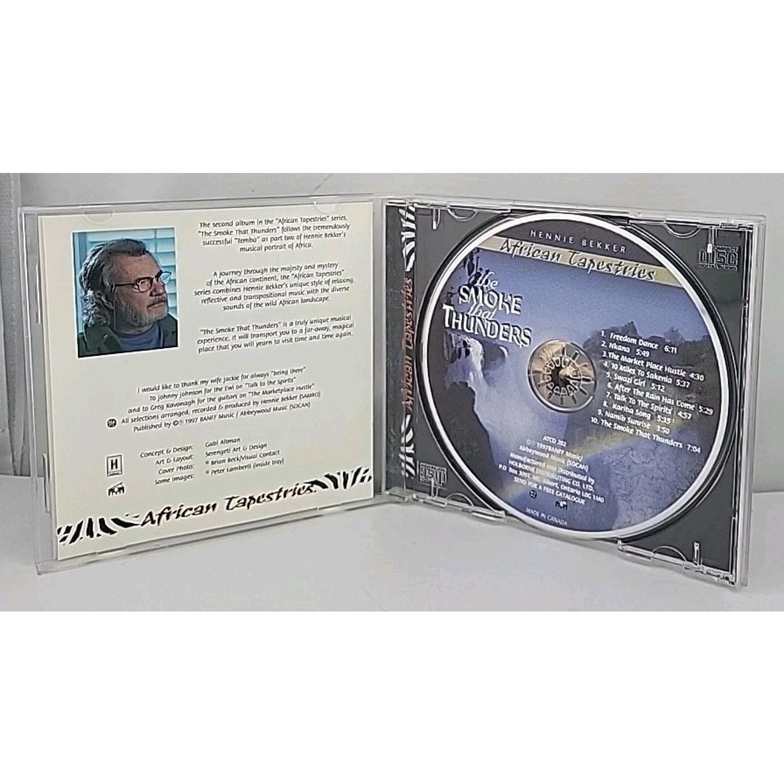 Hennie Bekker African Tapestries the Smoke That Thunders CD Album