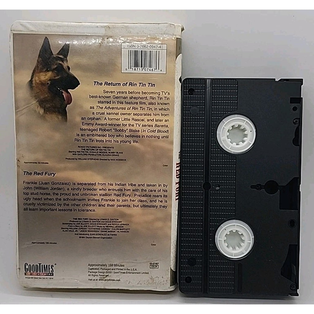 Return of Rin Tin Tin, The/The Red Fury (VHS, 2002, Double Feature Clam Shell)