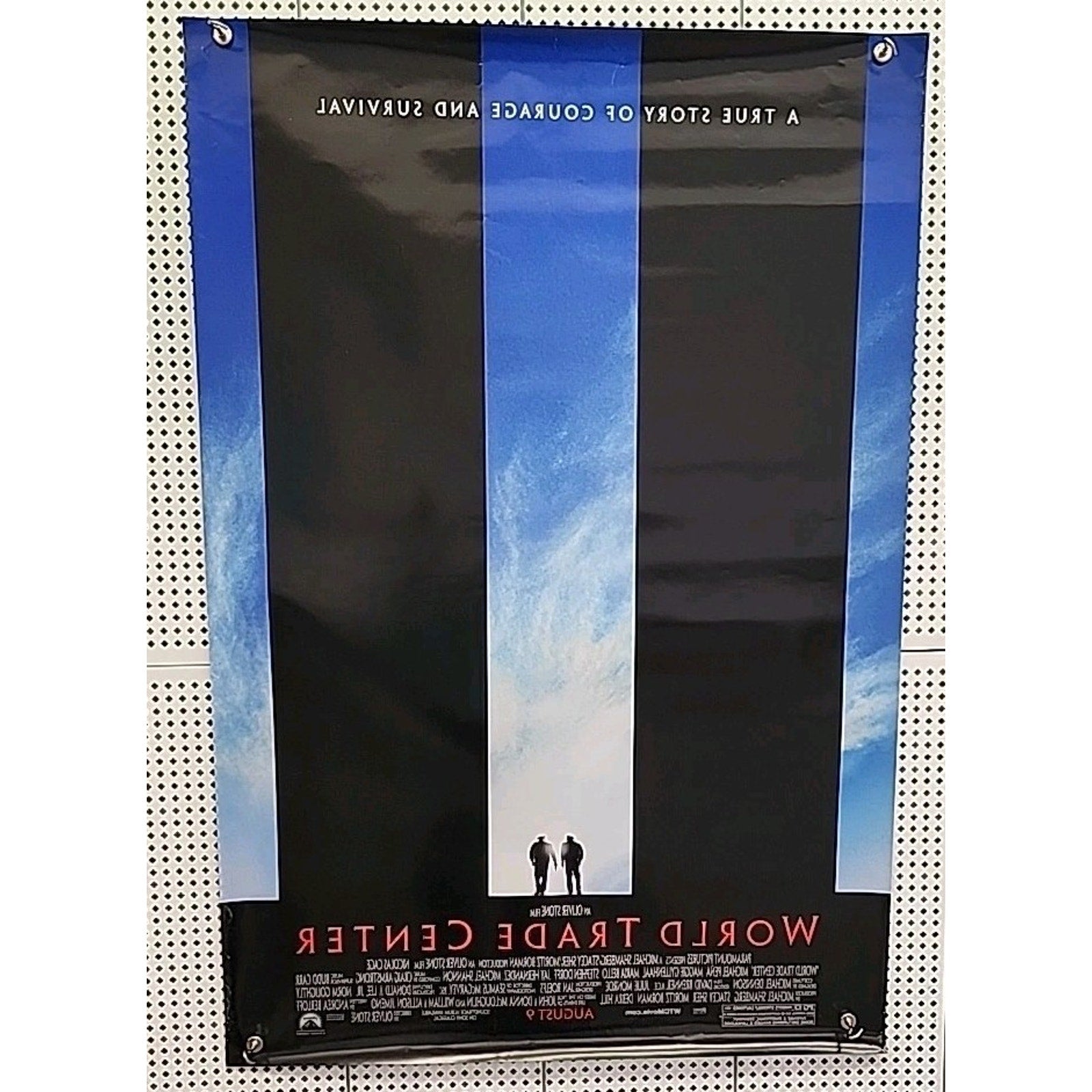 World Trade Center Original Movie Poster DS 27x40 Nicolas Cage, Double Sided.