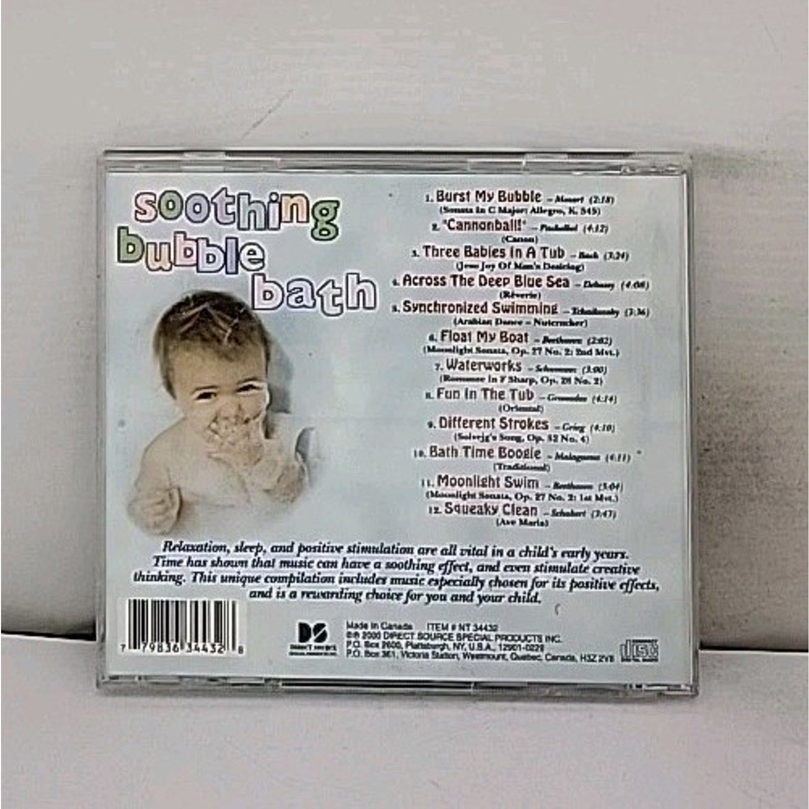 Soothing Bubble Bath by Bedtime Songs for Babies: Soothing Bubble Bath / V (CD,