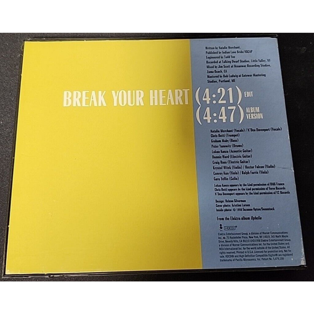 Natalie Merchant Break Your Heart - Singles- (CD)
