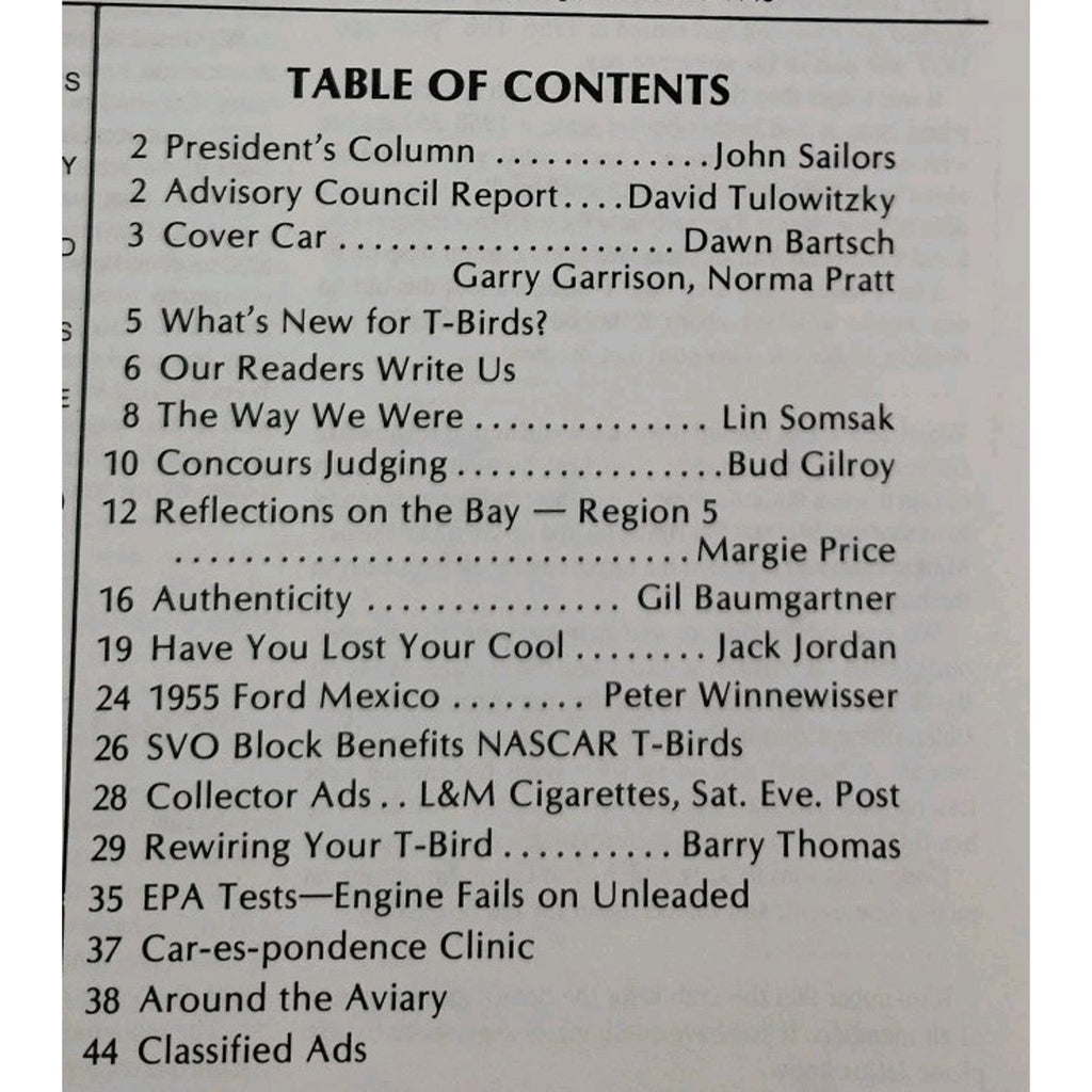 Early Bird Magazine July-August 1987