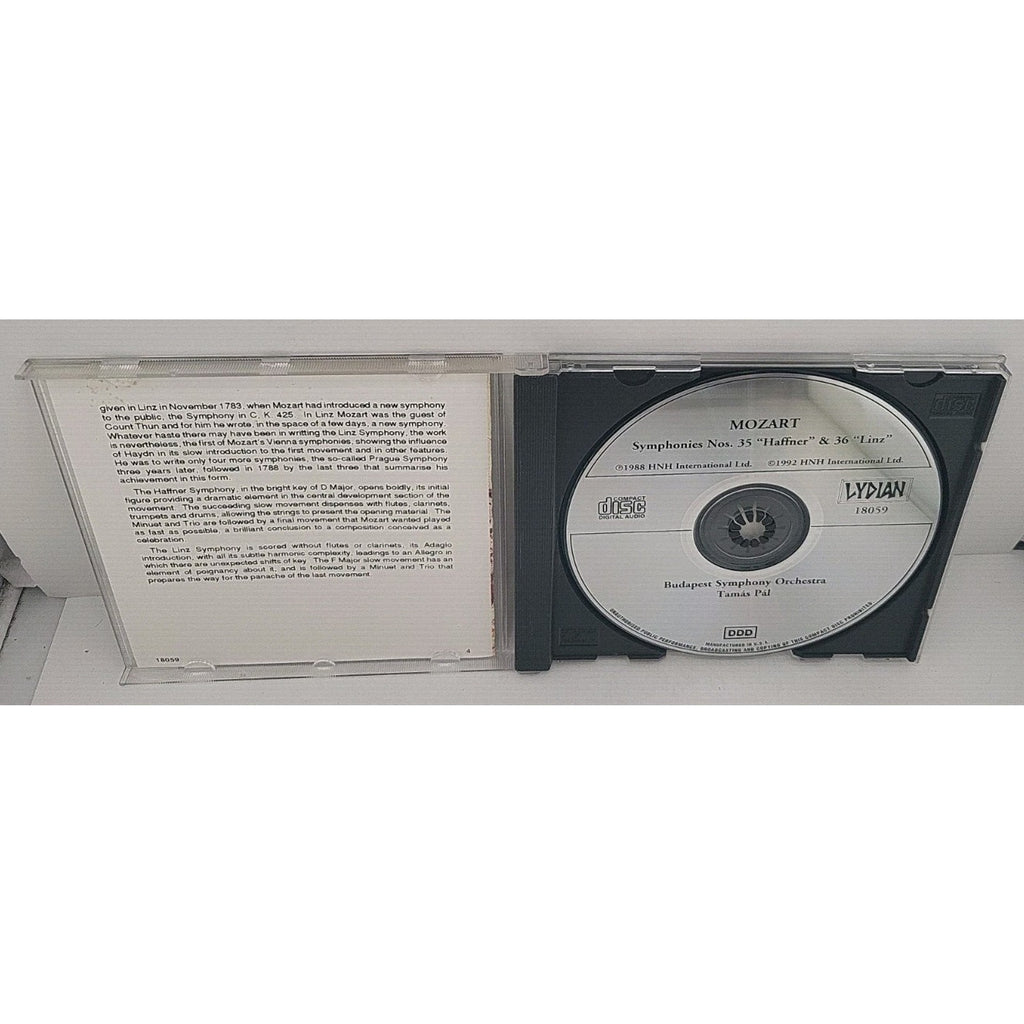 Mozart: Symphonies 35 "Haffner" & 36 "Linz"-Budapest Symphony Orchestra-CD