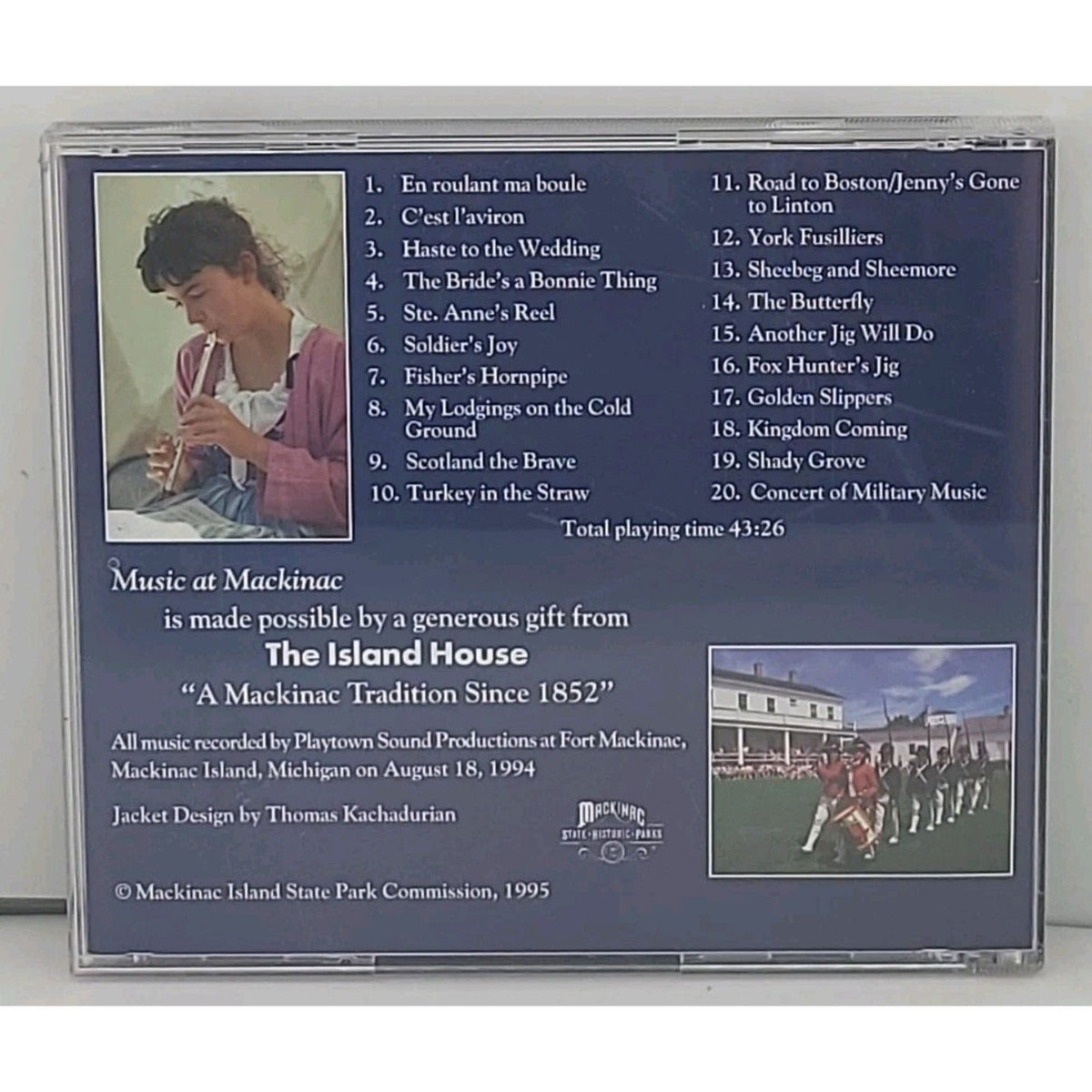 Music of Mackinac - Mackinac State Historic Parks (CD, 1995)