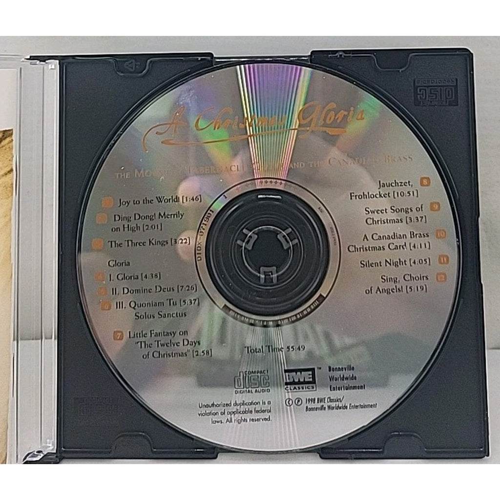 A Christmas Gloria by Mormon Tabernacle Choir (CD, Bwe Acoustic)