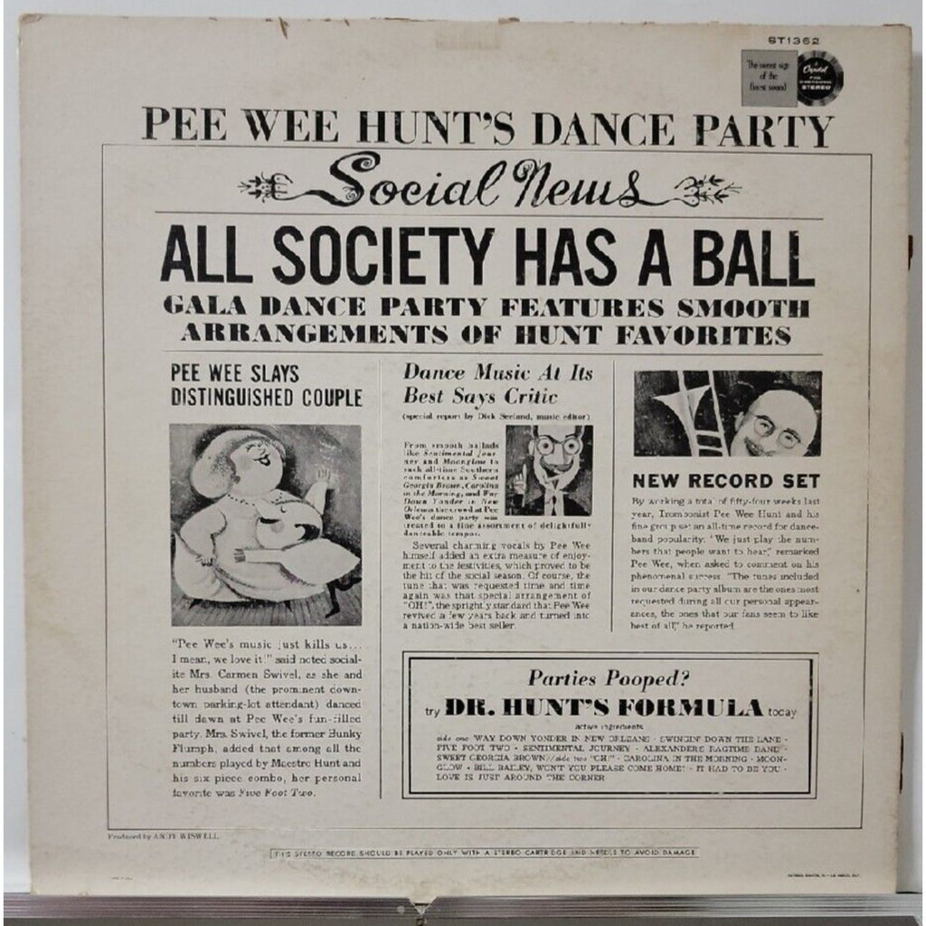 Pee Wee Hunt / Pee Wee Hunt's Dance Party (Record)