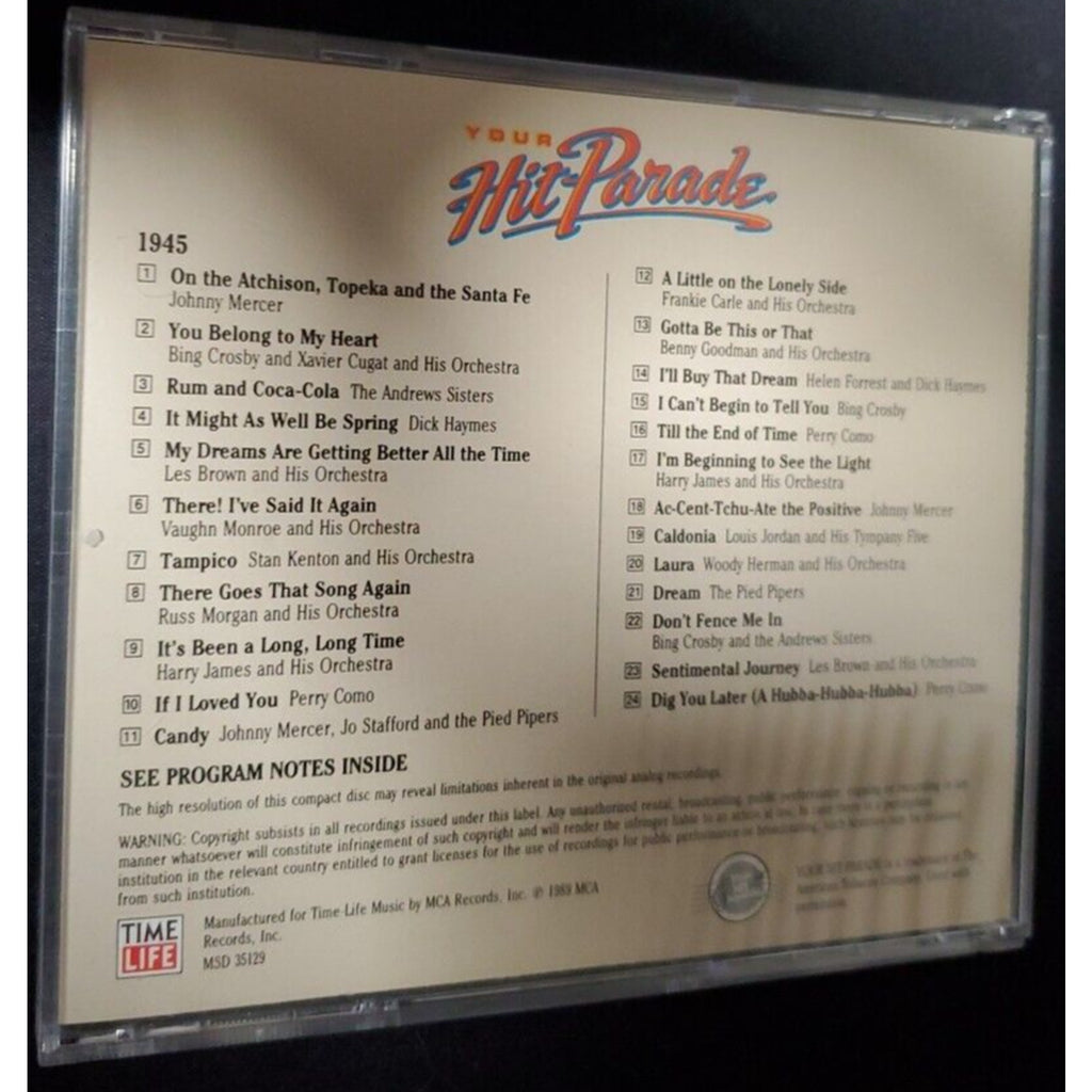 Various - Your Hit Parade 1945 - (CD, Compilation)