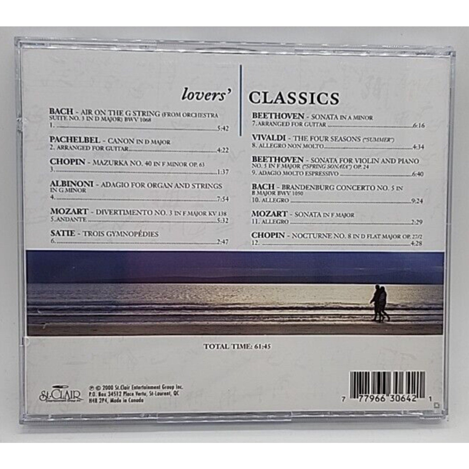 Lovers' Classics by Various (CD, 2000)