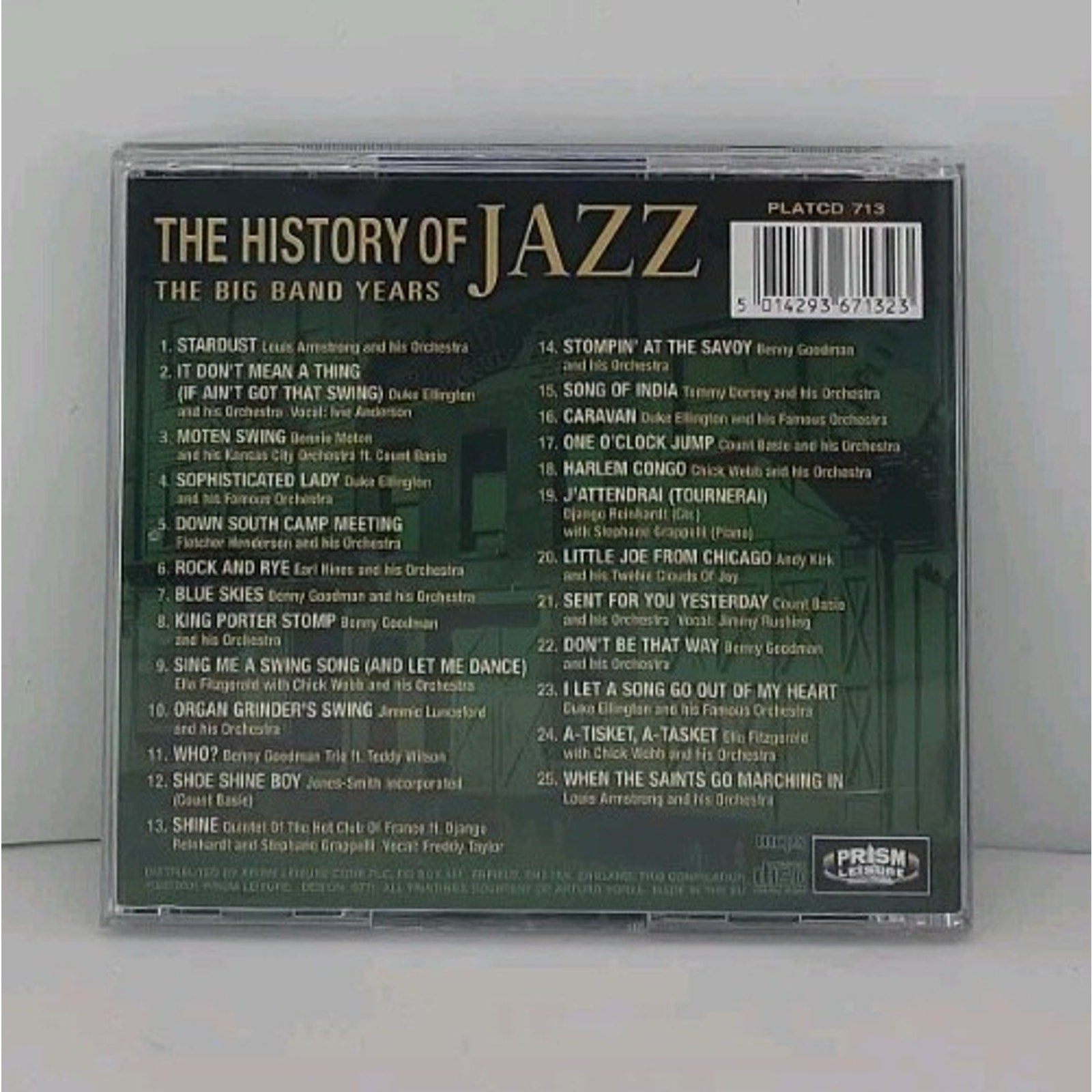 The History of Jazz: The Big Band Years by Various Artists (CD, Dec-2001, Prism)