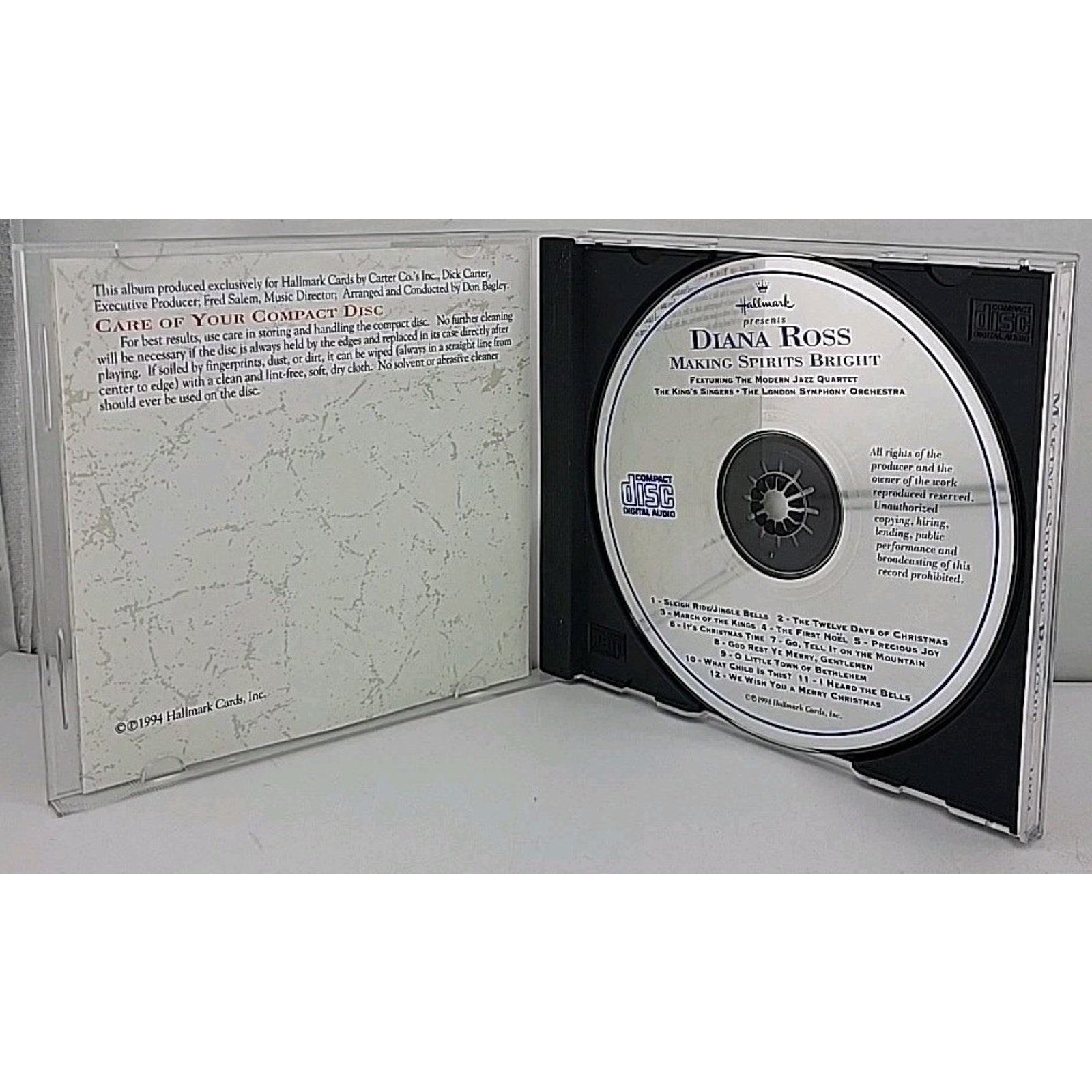 Making Spirits Bright by Diana Ross (CD, 1994)