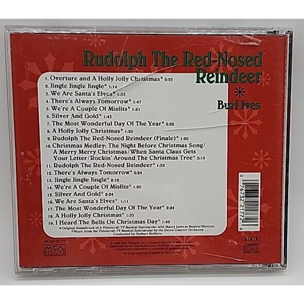 Rudolph the Red-Nosed Reindeer by Burl Ives (CD, Jun-1996, MCA)