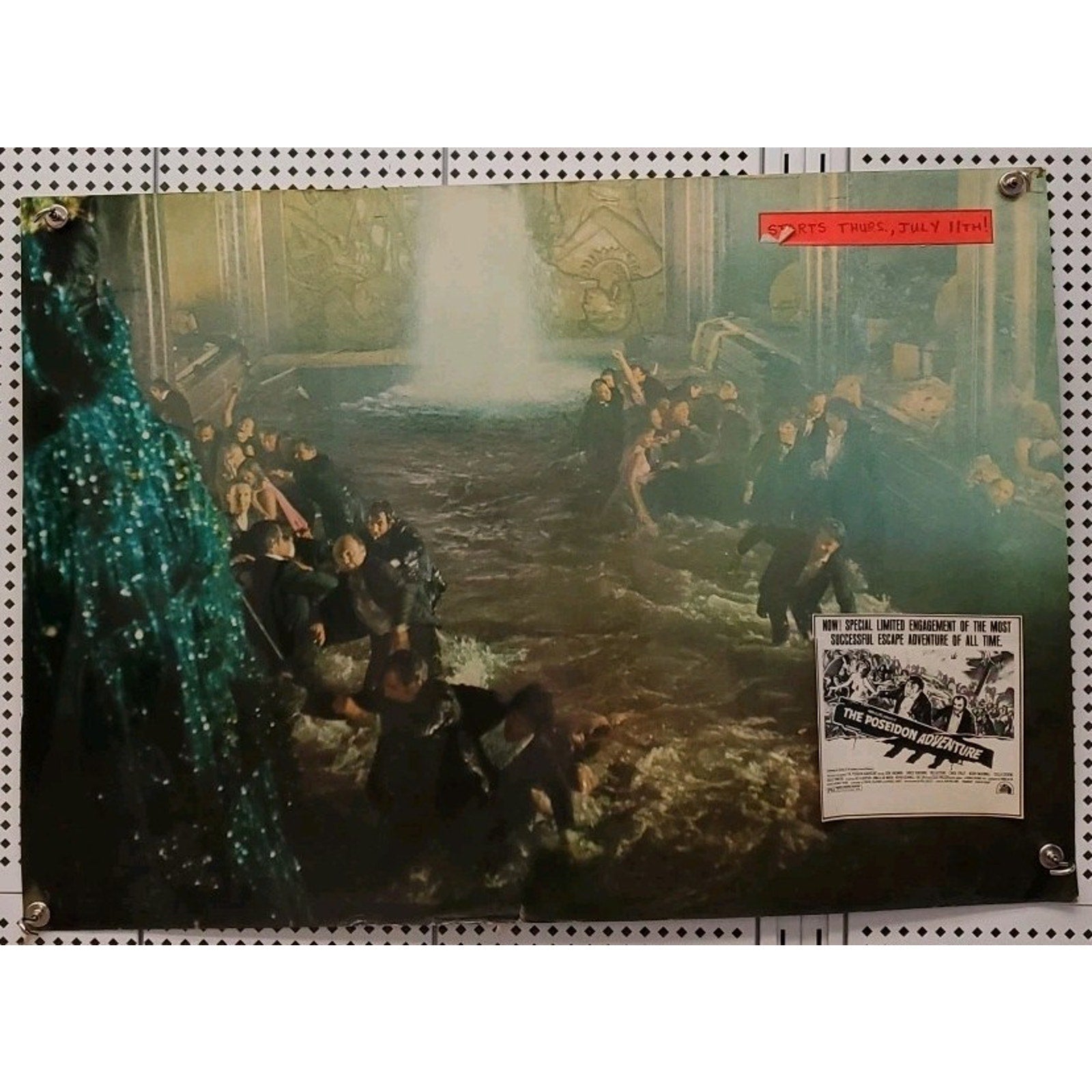 The Poseidon Adventure Movie Poster 28.5x20 20th Century Fox