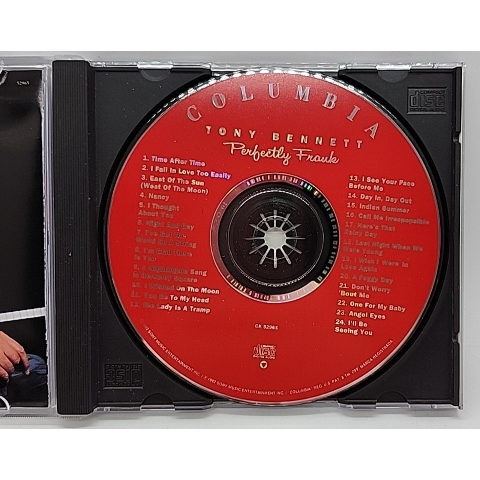 Perfectly Frank by Tony Bennett (CD, 1992)