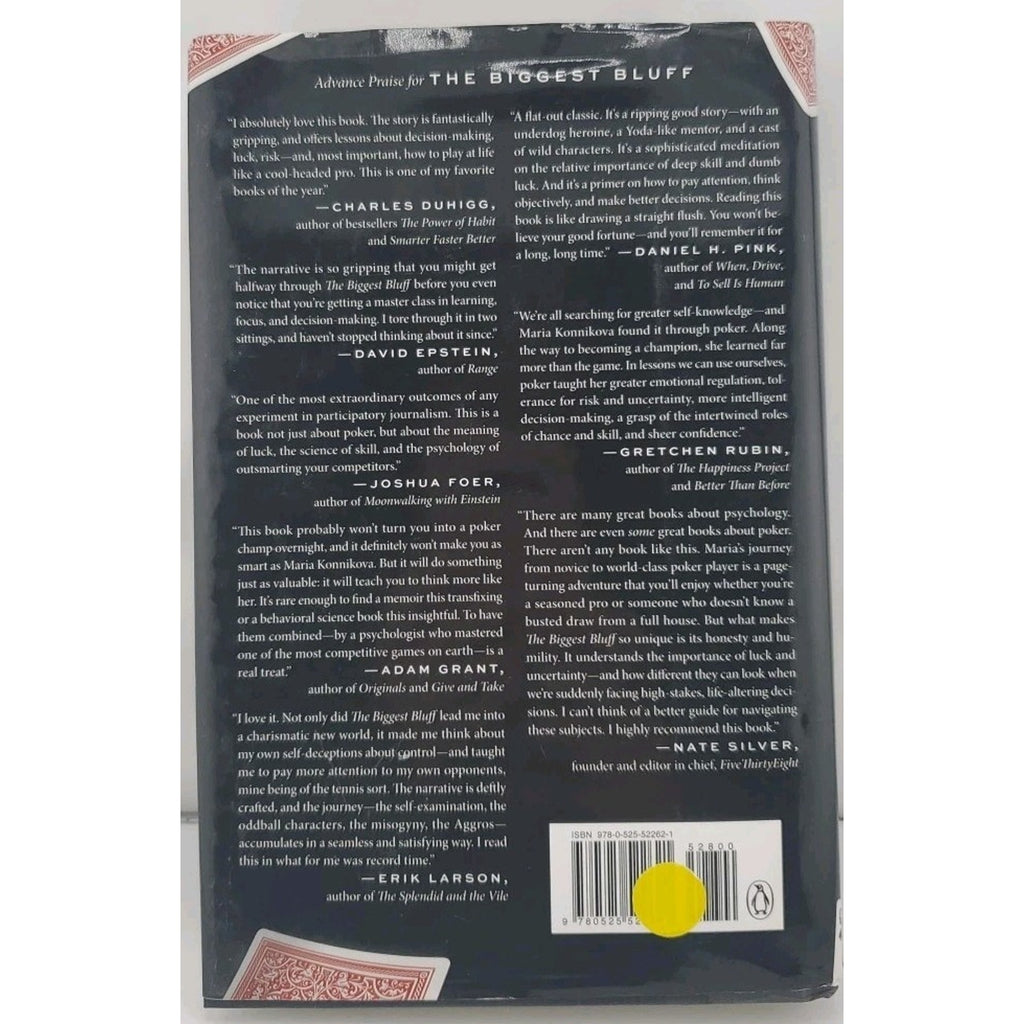 Biggest Bluff : How I Learned to Pay Attention, Master Myself, and (Hardcover)