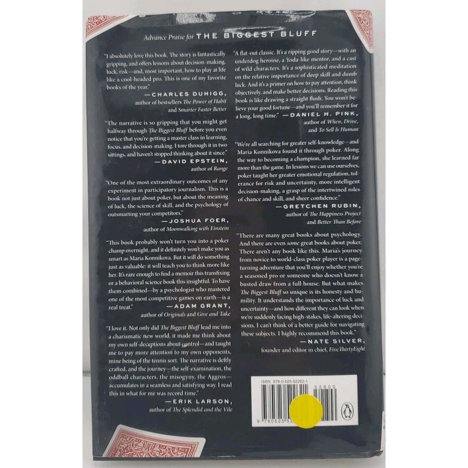 Biggest Bluff : How I Learned to Pay Attention, Master Myself, and (Hardcover)