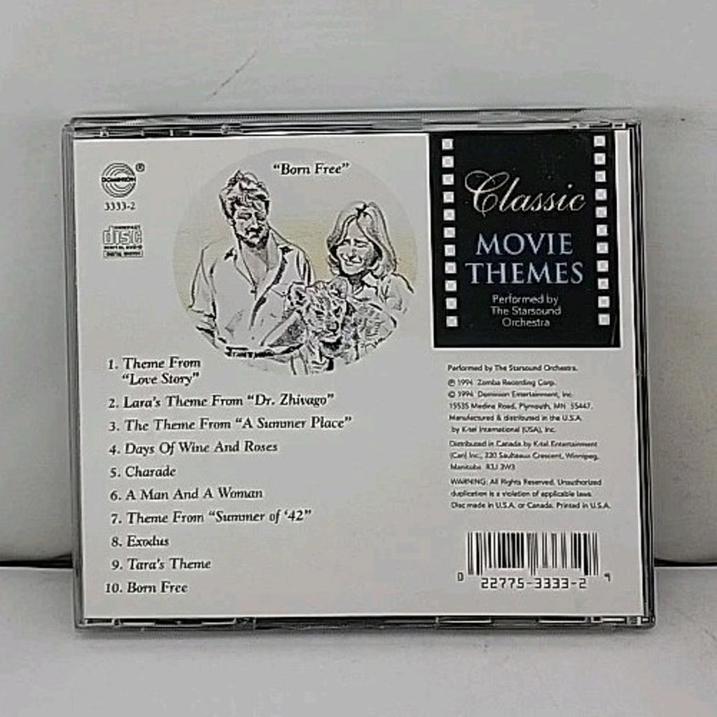 Classic Movie Themes [Dominion] by Starsound Orchestra (CD, Jan-1995, Dominion)