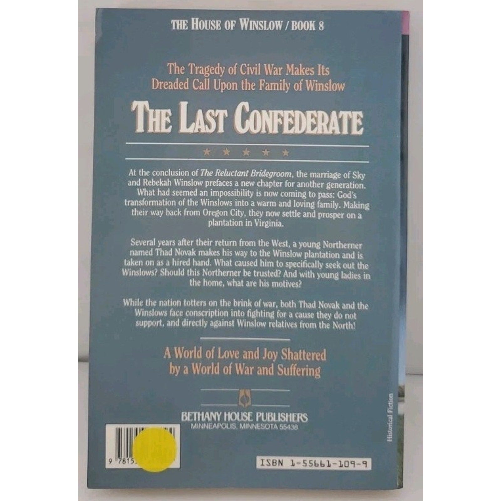 Last Confederate by Gilbert Morris (1990, Trade Paperback)