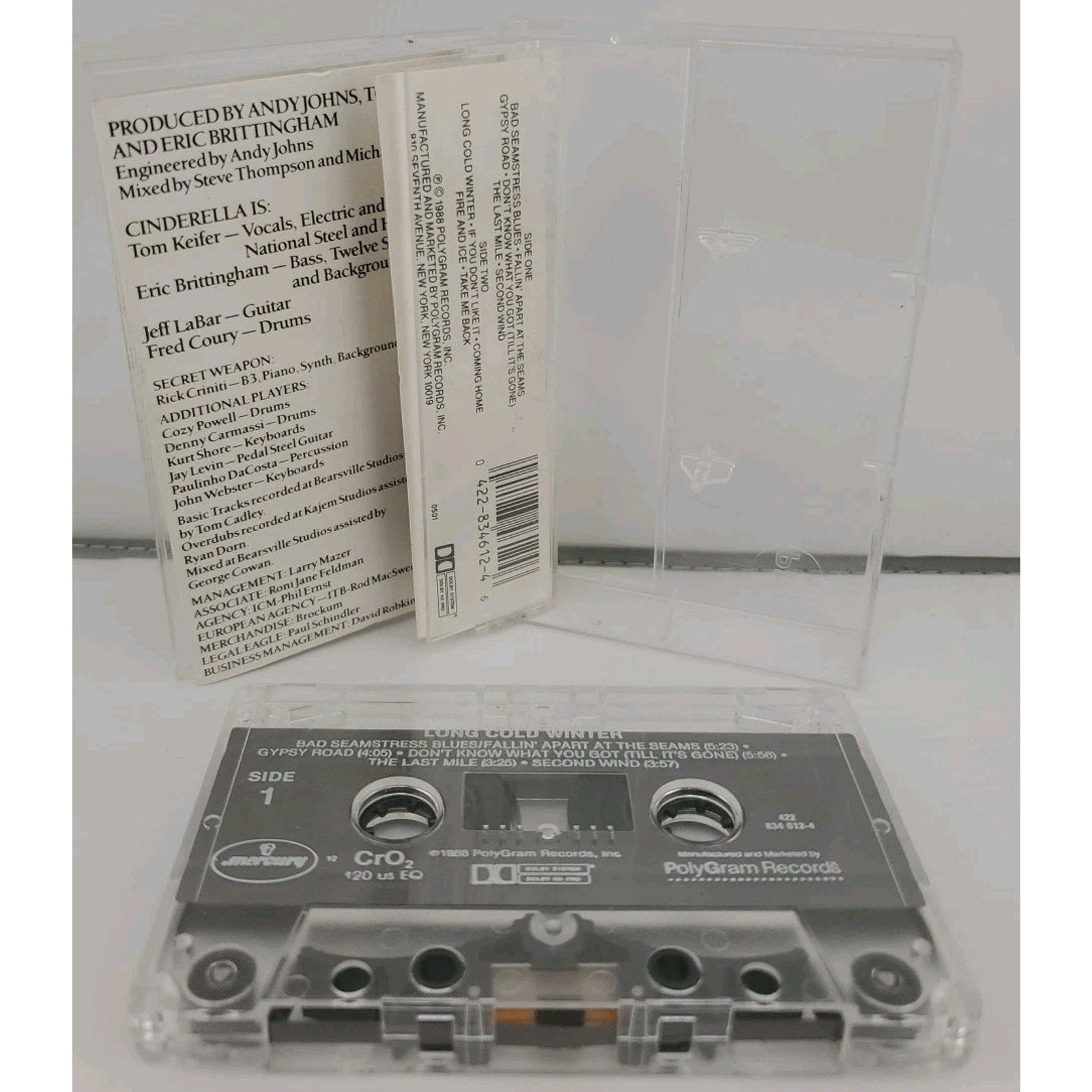 Long Cold Winter by Cinderella (Cassette, 1990)