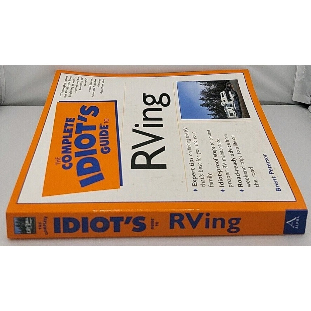 Complete Idiot's Guide to Rving by Brent Peterson (2001, Trade Paperback)