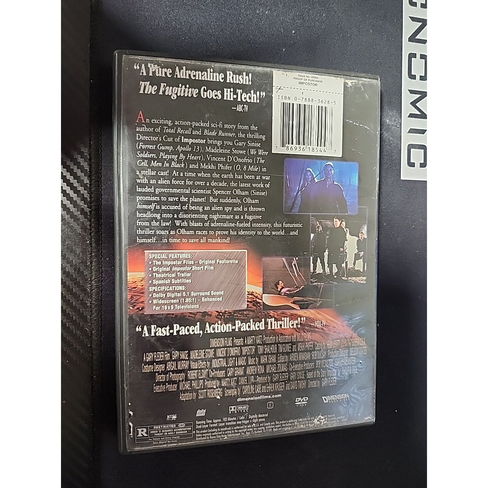 Impostor (DVD, 2002, Exclusive New Cut)