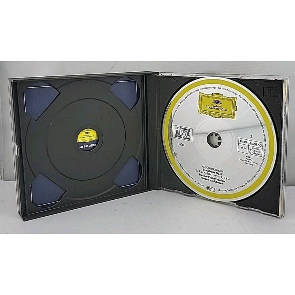 Bruckner: Symphonien Nos 1 & 5 by Berlin Philharmonic Orchestra; Karajan,...
