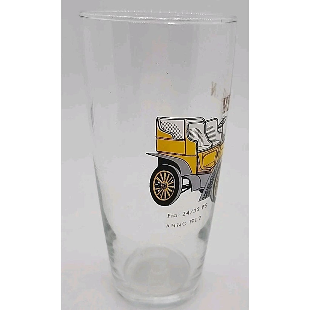 Set Of 5 Vintage Veteran Classic Car Glasses Early 1900s Cars