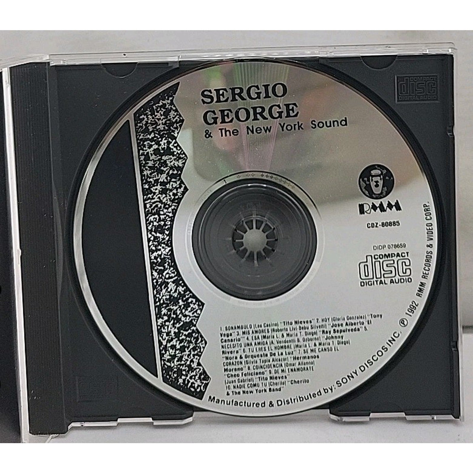 The RMM NY Sound by Sergio George & The New York Sound (CD, Dec-1992, Sony Music
