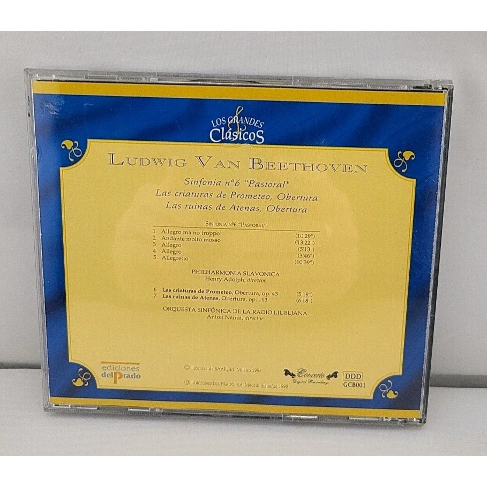 Os Grandes Classicos Ludwig Van Beethoven Pastoral CD