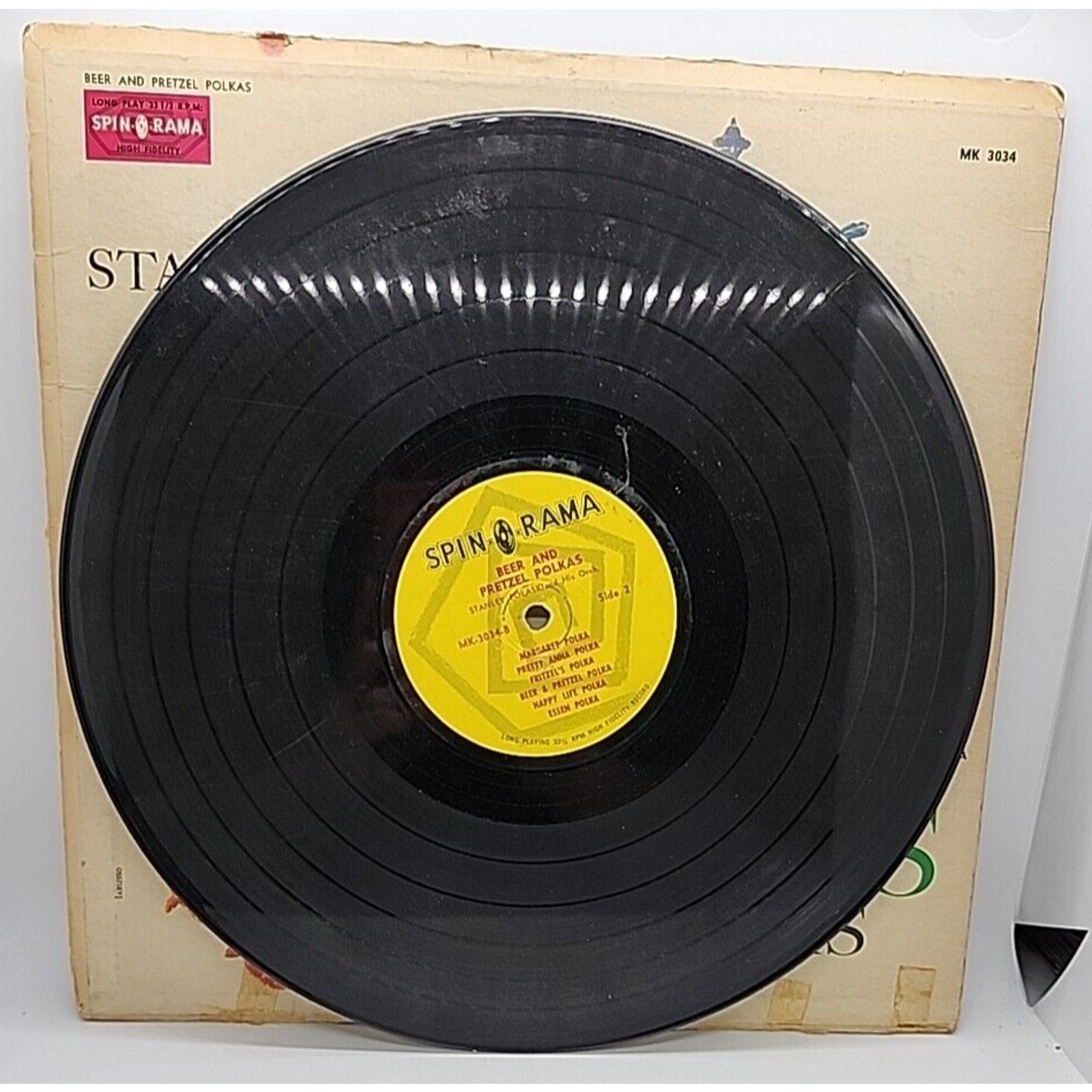 Stanley Polaski Polka Party & His Orchestra Beer & Pretzels Polkas (Record)