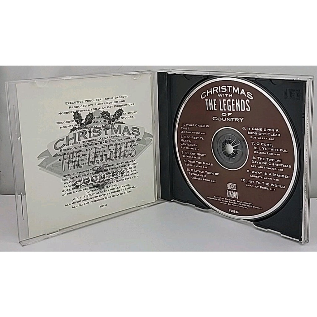 Christmas with the Legends of Country by Various Artists (CD, 1994 Regency)
