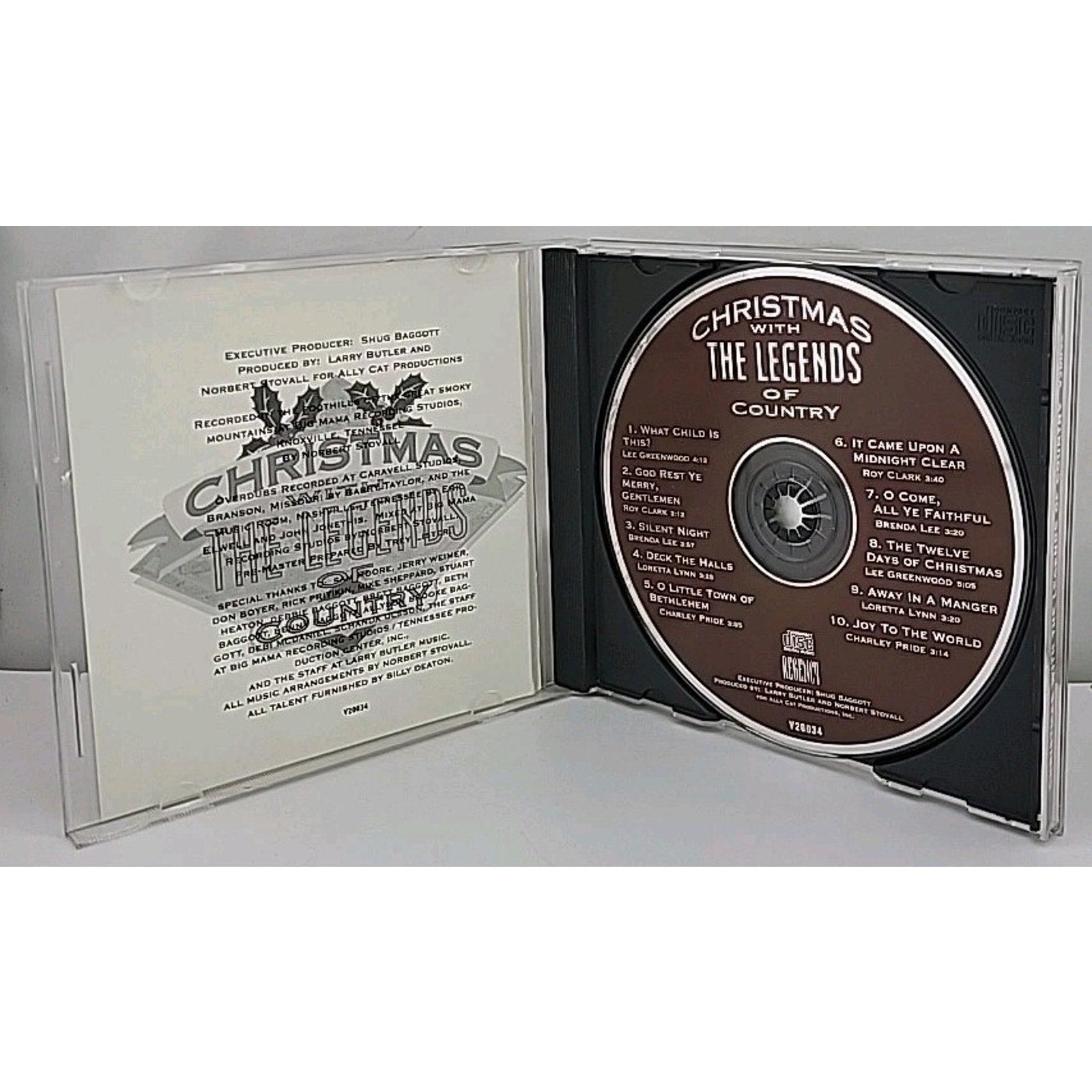 Christmas with the Legends of Country by Various Artists (CD, 1994 Regency)