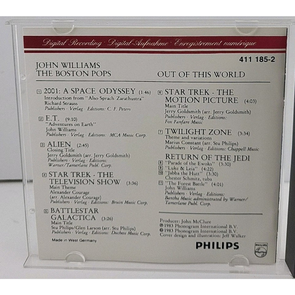 Out of This World by John Williams (Film Composer)/Boston Pops Orchestra (CD,...