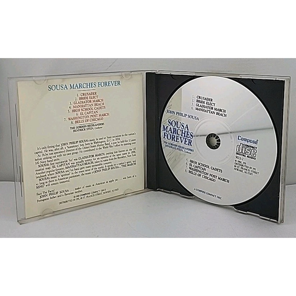Sousa Marches Forever by John Philip Sousa (CD, 1988, Compose Records)