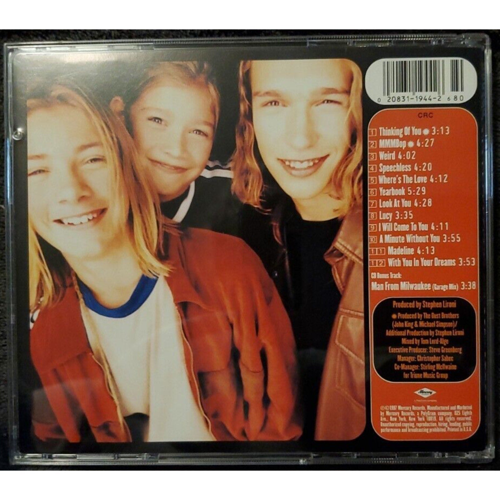 Hanson : Middle Of Nowhere (CD)