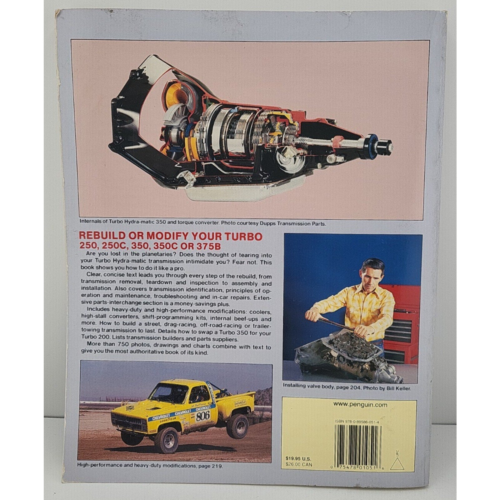 Turbo Hydra-Matic 350 Handbook : How to Troubleshoot, Remove, Rebuild, and...