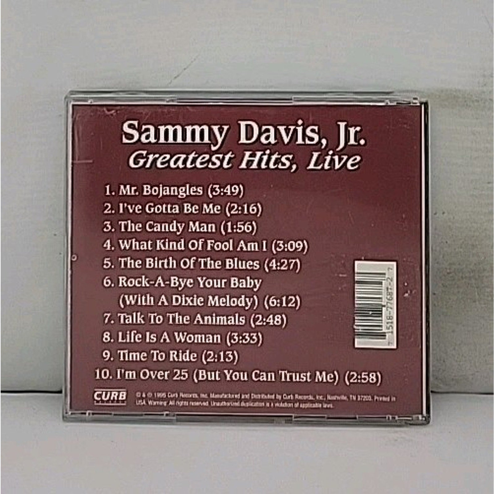 Greatest Hits Live by Davis Jr, Sammy (CD, 1995)