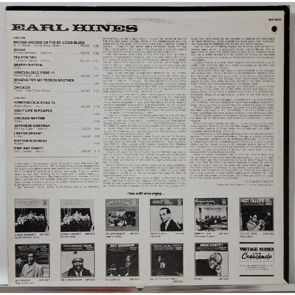 Earl Hines (Record)