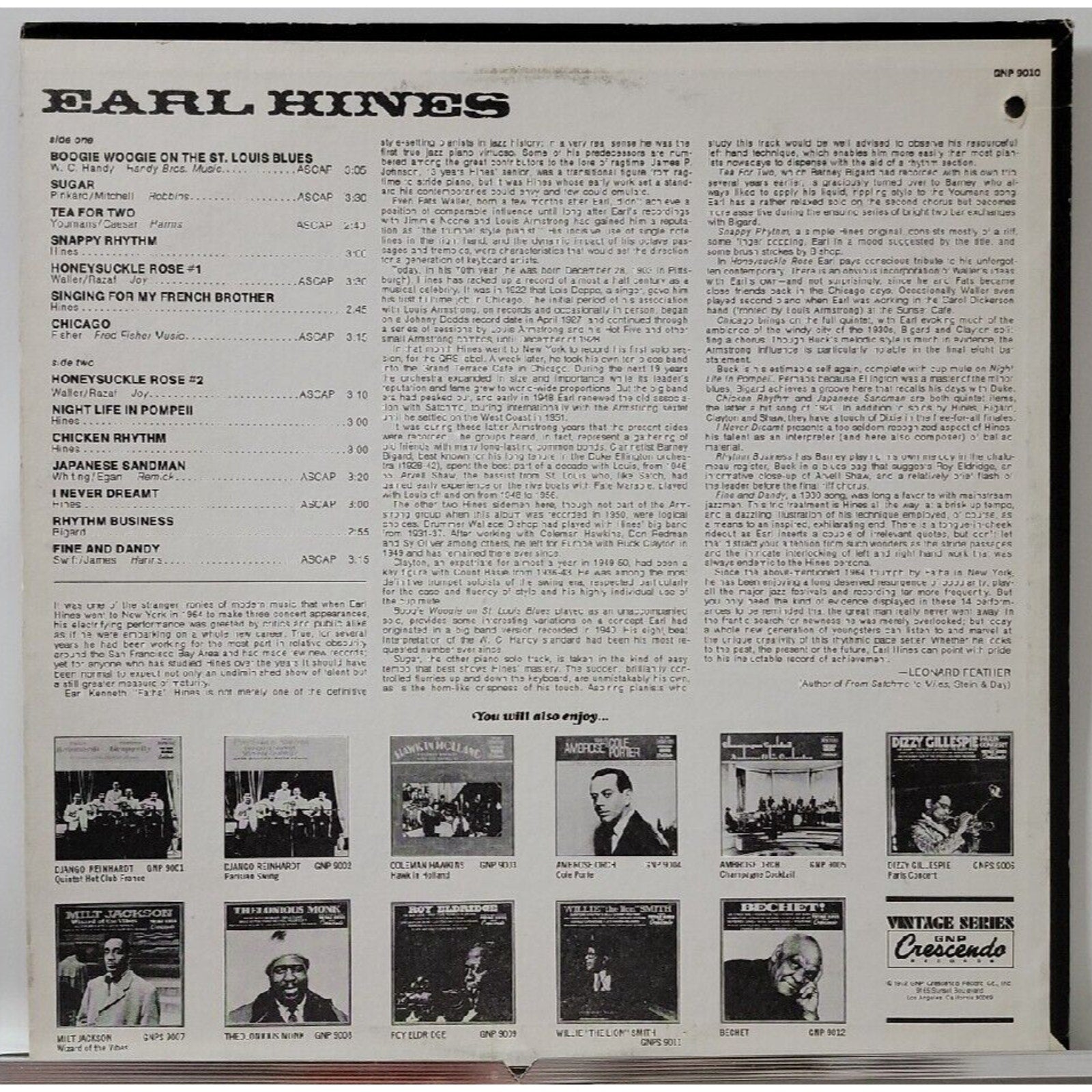 Earl Hines (Record)