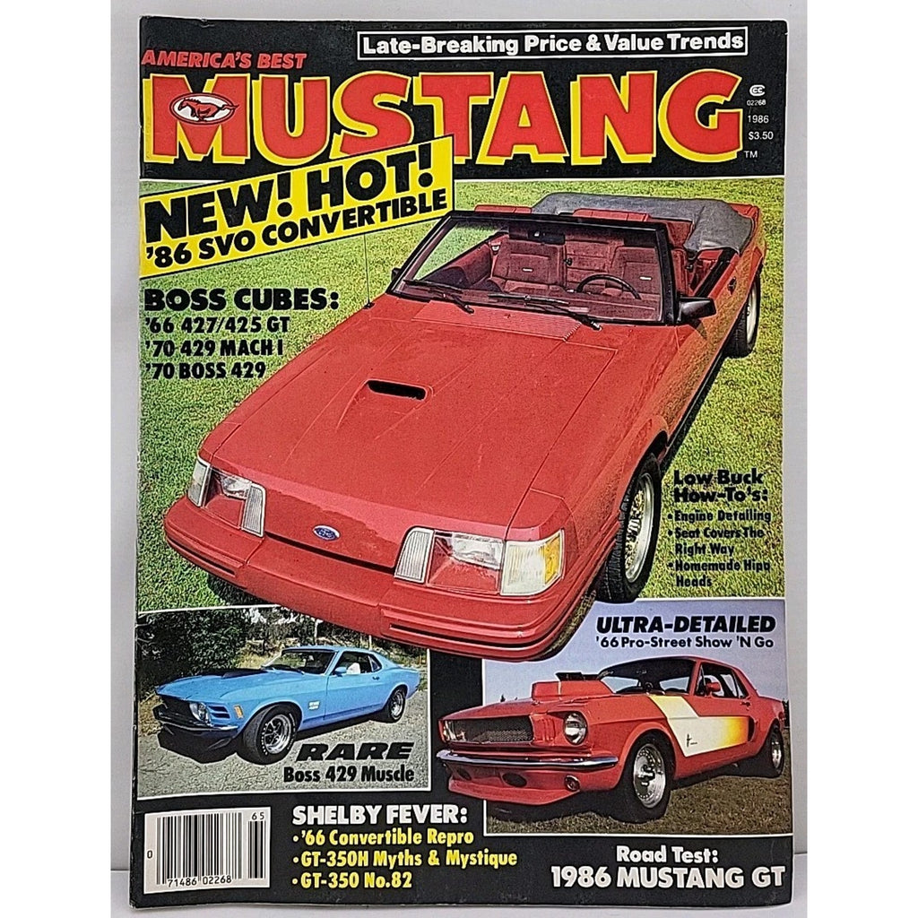 America's Best Mustang Magazine Volume 2 Number 1 1986