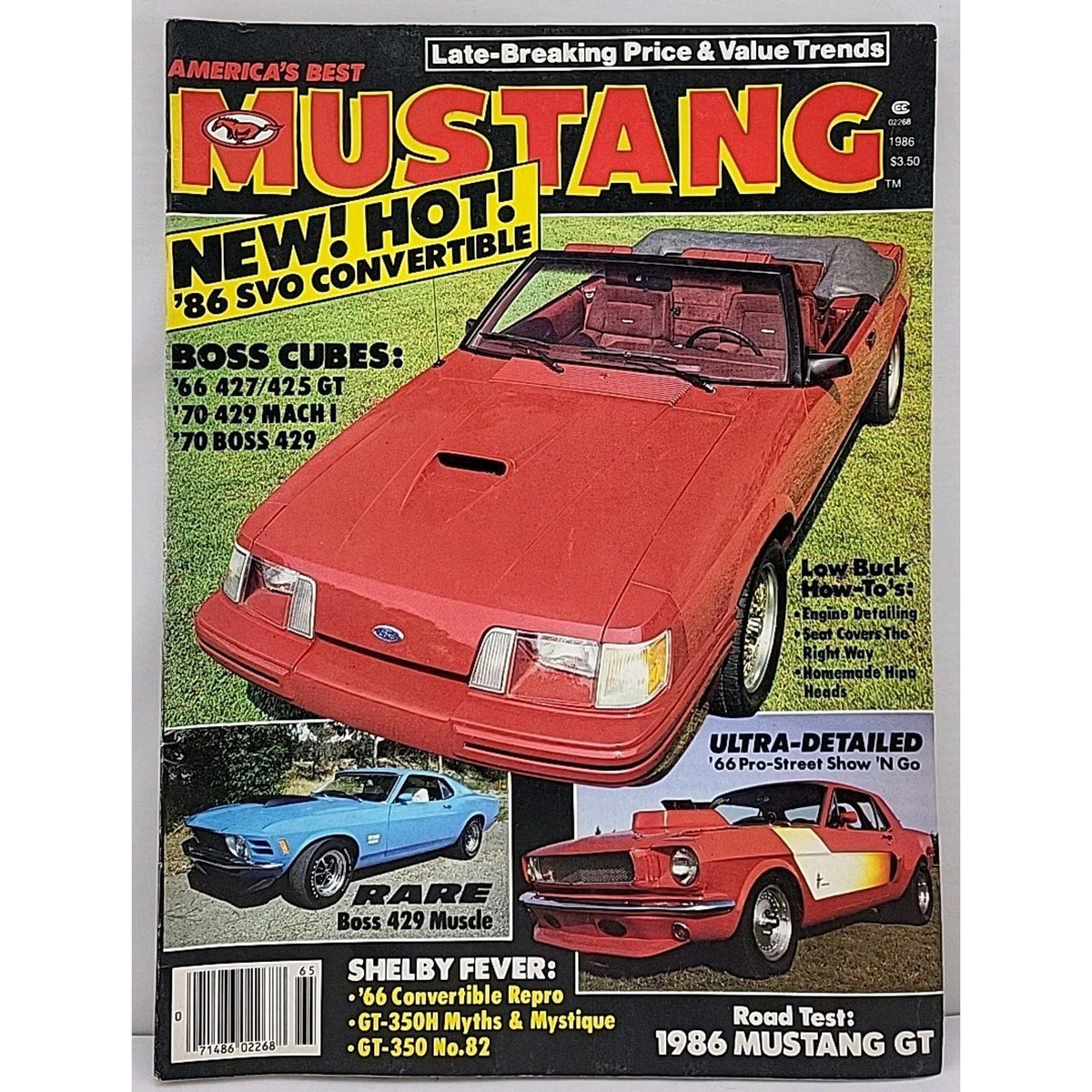 America's Best Mustang Magazine Volume 2 Number 1 1986