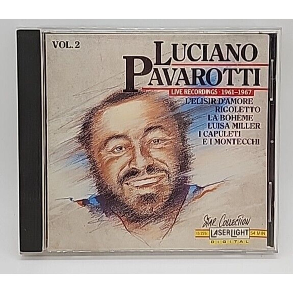Luciano Pavarotti : Live Recordings 1961 -1967 Volume 2 (CD)