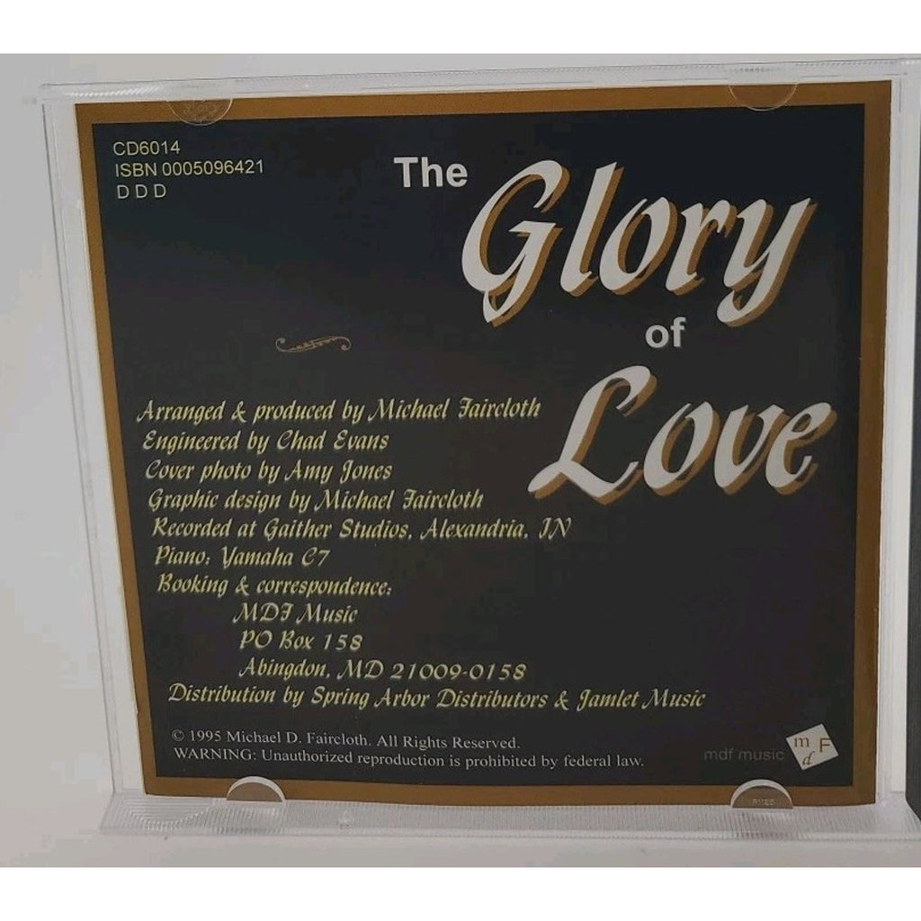 Michael Faircloth (Piano) CD: The Glory Of Love (1985)