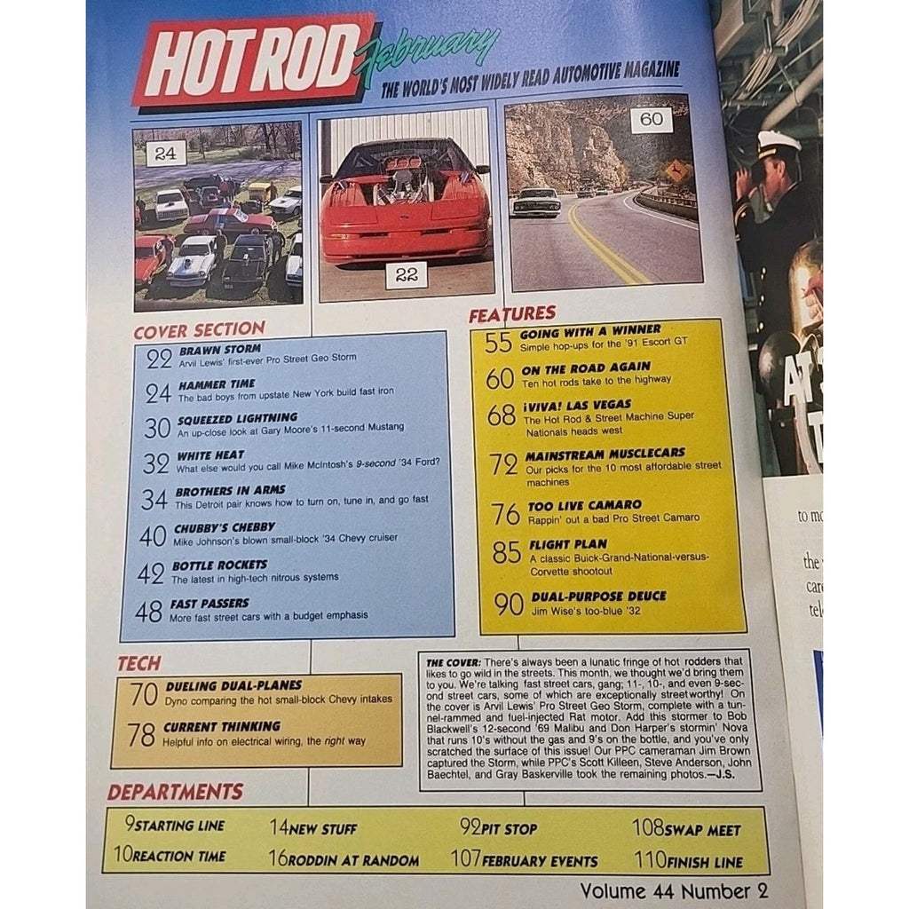Hot Rod Magazine February 1991